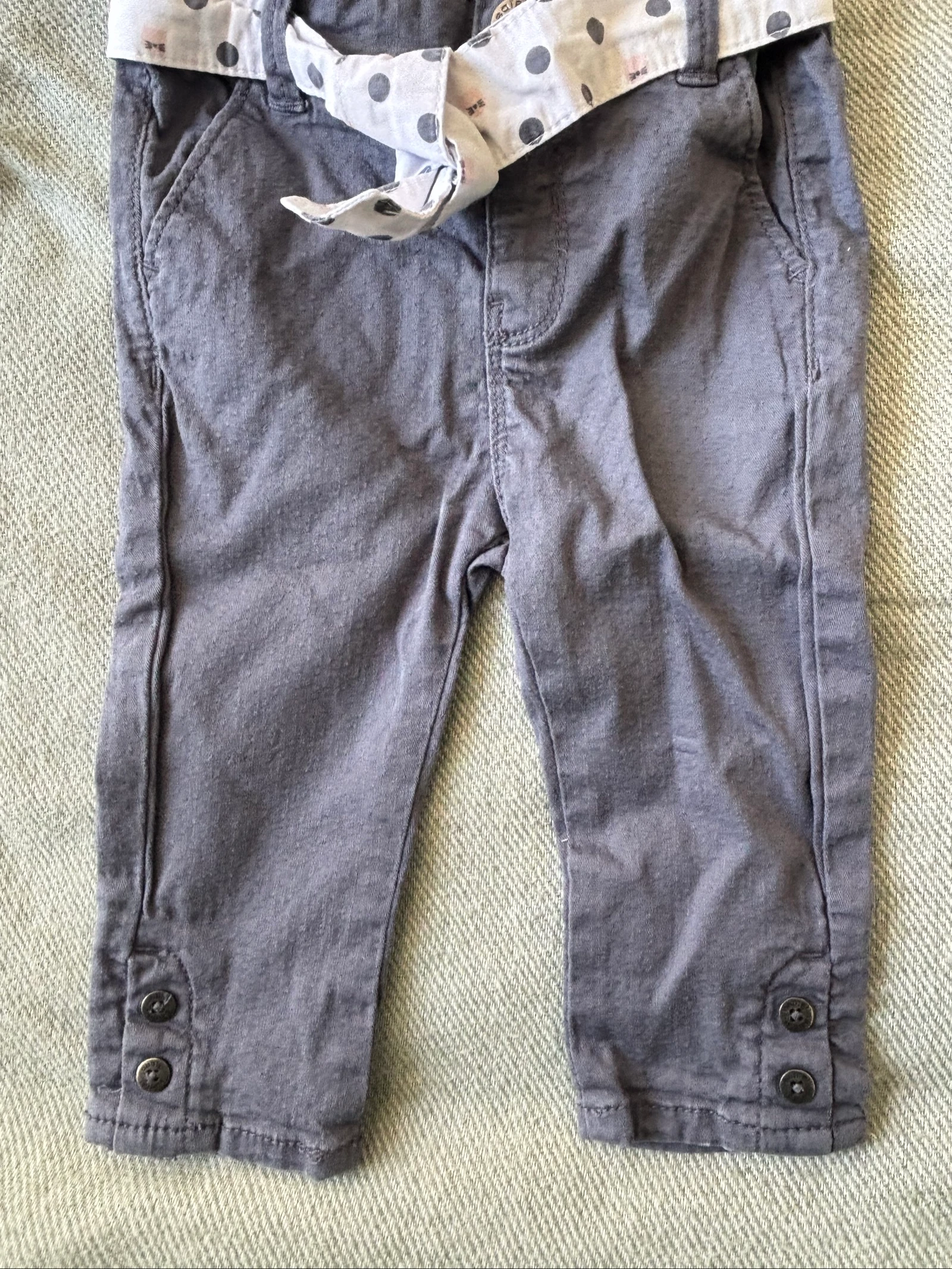 158/ Grey Trousers - Obaïbi - 12 months - 74 cm – photo 2